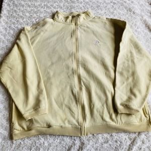 Vtg Cuffy's Cotton Full Zip Ocean Wash Womens Swe… - image 1